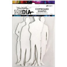 Chipboard shapes - The Men