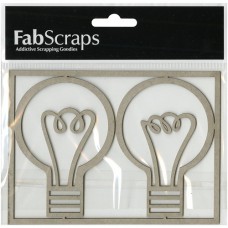 Chipboard Lightbulbs