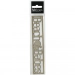 Chipboard tekst Beach Babes