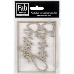 Chipboard tekst Forever Friends