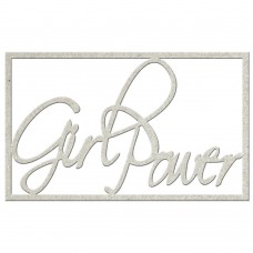 Chipboard tekst Girl Power