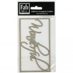 Chipboard tekst Wonderful
