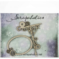 Chipboard Steampunk hanging sign Chipboard Steampunk hanging sign