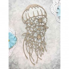 Chipboard Tropical jellyfish Chipboard Tropical jellyfish