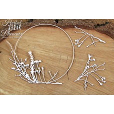 Chipboard Big herbal frame