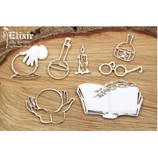 Chipboard Elixer - Magische attributen