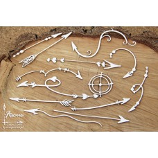 Chipboard Focus - pijlen groot Chipboard Focus - pijlen groot