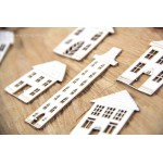 Chipboard huisjes Chipboard huisjes