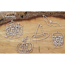 Chipboard spooky house - Tricks