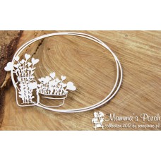 Chipboard Mama's porch - frame met planten