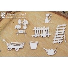 Chipboard Mama's porch - kleine elementen