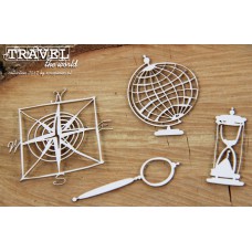 Chipboard Travel - elementen