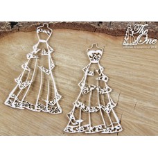 Chipboard Trouwjurken