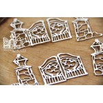 Chipboard Winter gates - kleine hekken