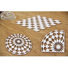 Chipboard Wonderland - schaakbord vloer