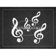 Chipboard Muzieksleutels