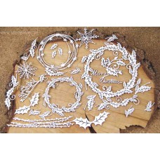 Chipboard pakket - Kerstmis