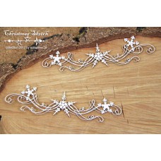 Chipboard Christmas sketch -  borders