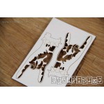 Chipboard Rock hands Chipboard Rock hands