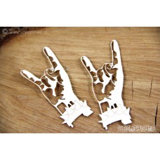 Chipboard Rock hands