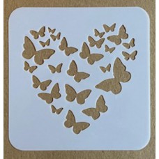 Sjabloon 10 x 10 cm - Harten 13