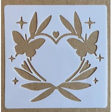 Sjabloon 10 x 10 cm - Harten 16