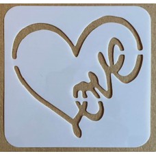 Sjabloon 10 x 10 cm - Harten 23