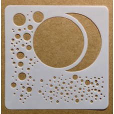 Sjabloon 10 x 10 cm - Stippen 02 Sjabloon 10 x 10 cm - Stippen 02