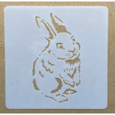 Sjabloon 10 x 10 cm - natuur Konijn