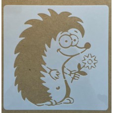 Sjabloon 15 x 15 cm - dieren Egel
