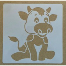 Sjabloon 15 x 15 cm - dieren Koe