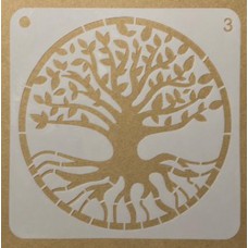 Sjabloon 15 x 15 cm - Boom 03