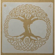 Sjabloon 15 x 15 cm - Boom 04