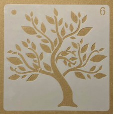 Sjabloon 15 x 15 cm - Boom 06