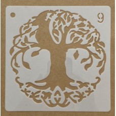 Sjabloon 15 x 15 cm - Boom 09
