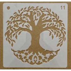 Sjabloon 15 x 15 cm - Boom 11