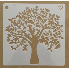Sjabloon 15 x 15 cm - Boom 12