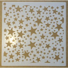 Sjabloon 15 x 15 cm - Sterren