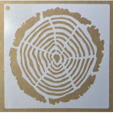 Sjabloon 15 x 15 cm - Boomschijf