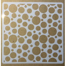 Sjabloon 15 x 15 cm - Cirkels 02