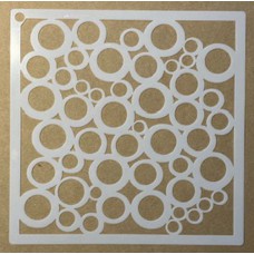 Sjabloon 15 x 15 cm - Cirkels 03