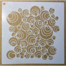 Sjabloon 15 x 15 cm - Cirkels 04