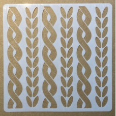 Sjabloon 15 x 15 cm - Brei kabels