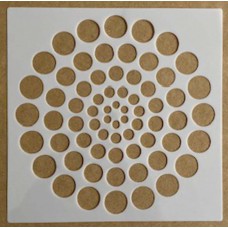 Sjabloon 15 x 15 cm - Cirkels 11