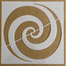 Sjabloon 15 x 15 cm - Cirkels 12