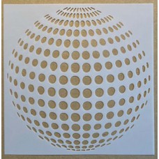 Sjabloon 15 x 15 cm - Cirkels 13