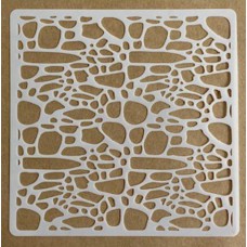 Sjabloon 15 x 15 cm - Stenen 03