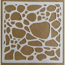 Sjabloon 15 x 15 cm - Stepstones 02