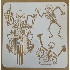 Sjabloon 20 x 20 cm - Halloween 01