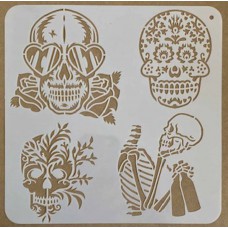 Sjabloon 20 x 20 cm - Halloween 05